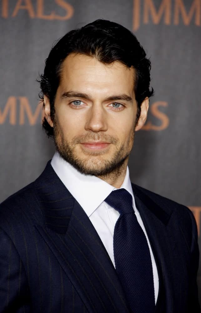 The actor showed off his lustrous black hair paired with a stubble beard at the World premiere of "Immortals" held at Nokia LA Live, Los Angeles on November 7, 2011.