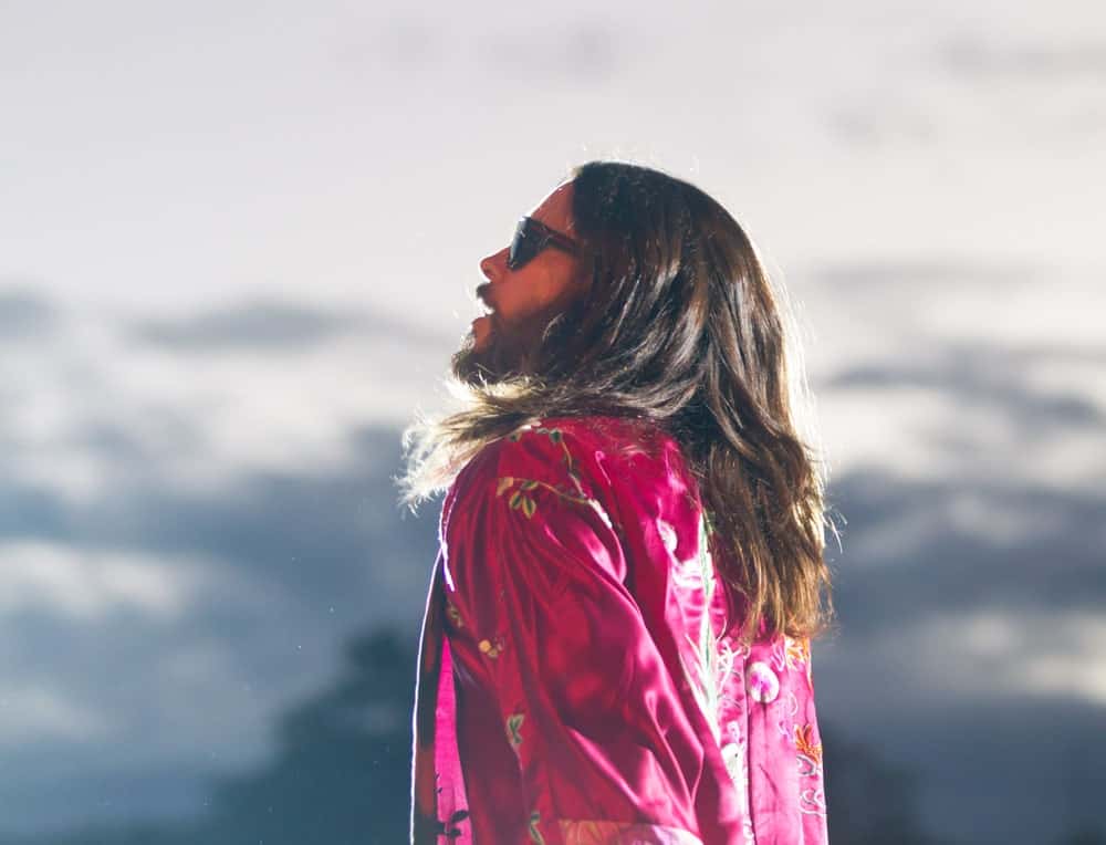 Singer-songwriter Leto flaunted his long layered locks on stage during the 2018 Music Midtown Festival held at Piedmont Park Atlanta, Georgia on September 15, 2018.
