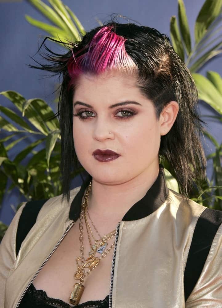 Kelly Osbourne back in July 13, 2004, sporting a punk-style look. This was taken during the ABC Summer Press Tour Party in Los Angeles, California.
