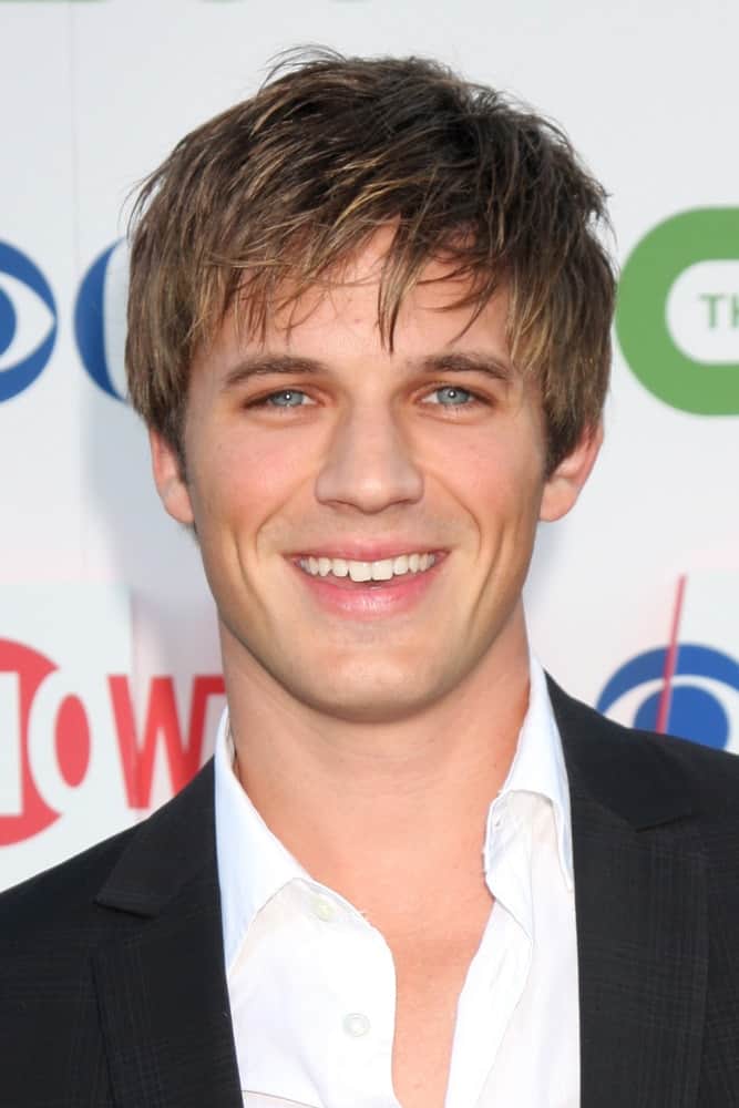 Matt Lanter smiles at the 2010 CBS, The CW, Showtime Summer Press Tour Party at The Tent Adjacent to Beverly Hilton Hotel on July 28, 2010 in Beverly Hills, CA.