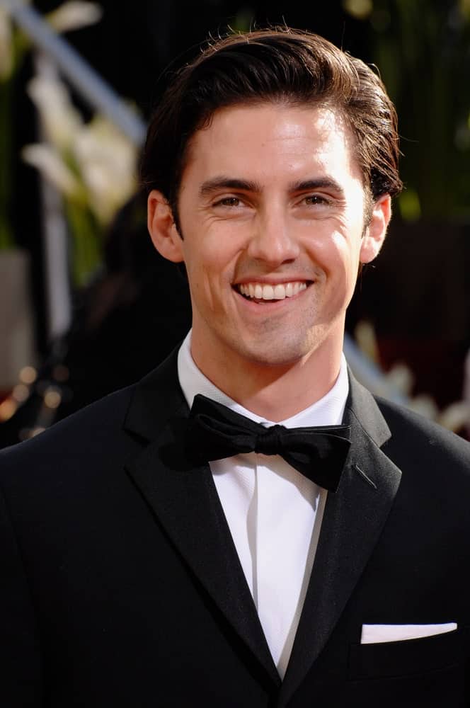Milo Ventimiglia flashed a sweet smile while showcasing his comb over haircut at the 64th Annual Golden Globe Awards at the Beverly Hilton Hotel on January 15, 2007.