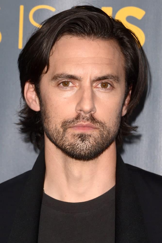 On March 14, 2017, Milo Ventimiglia appeared at the "This Is Us" TV Series Season Finale at the Directors Guild of America with side-swept hair that's slightly tousled.