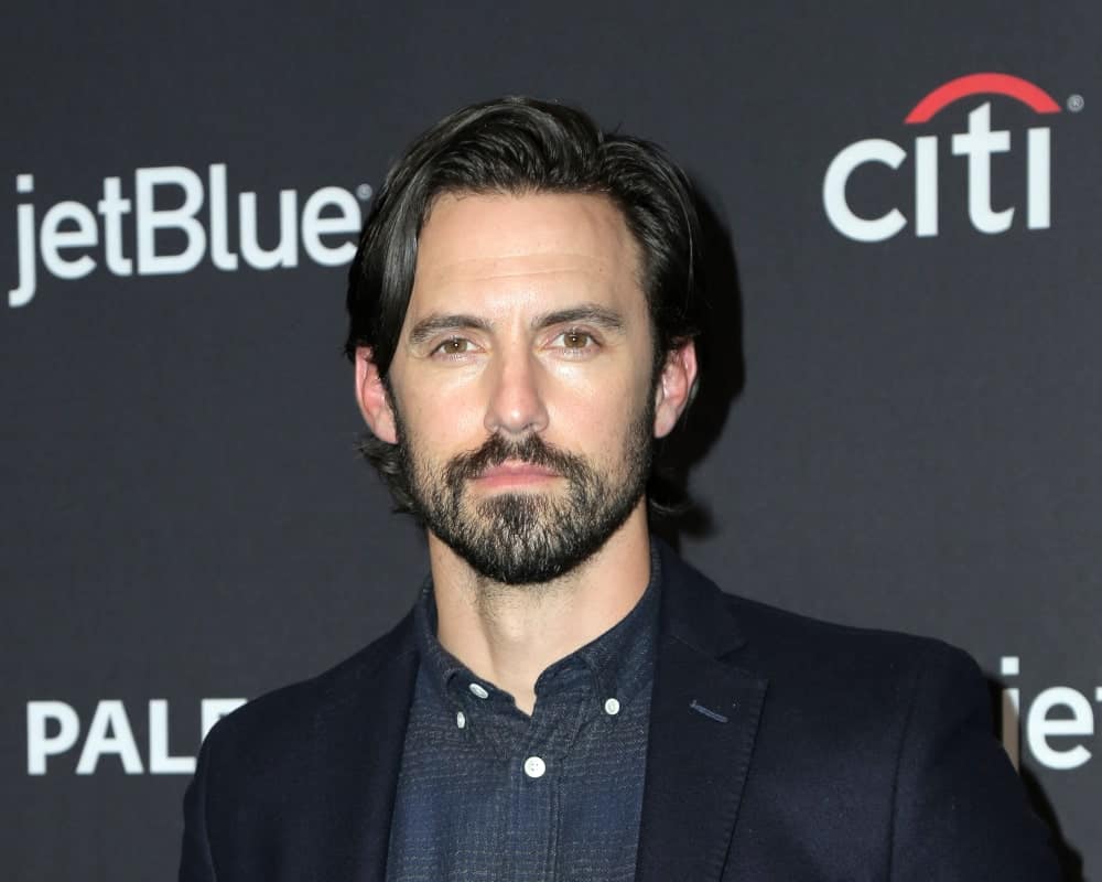 Milo Ventimiglia pulled off his signature side-parted waves with a smooth transition in his stubble beard at the PaleyFest - "This is Us" Event at the Dolby Theater on March 24, 2019.