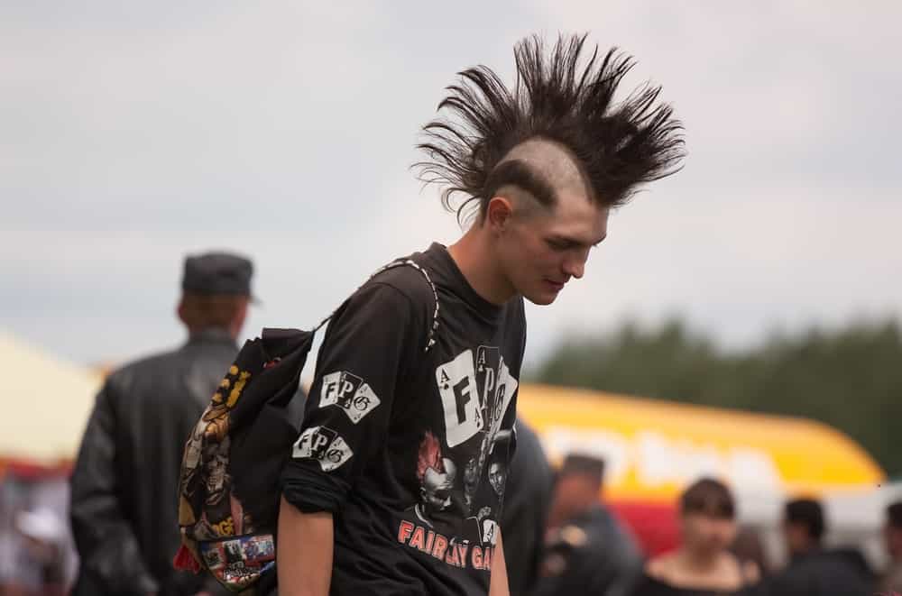 The mohawk hairstyle is very popular for people who sport a street-style fashion. It is usually paired with a strong gel or wax.