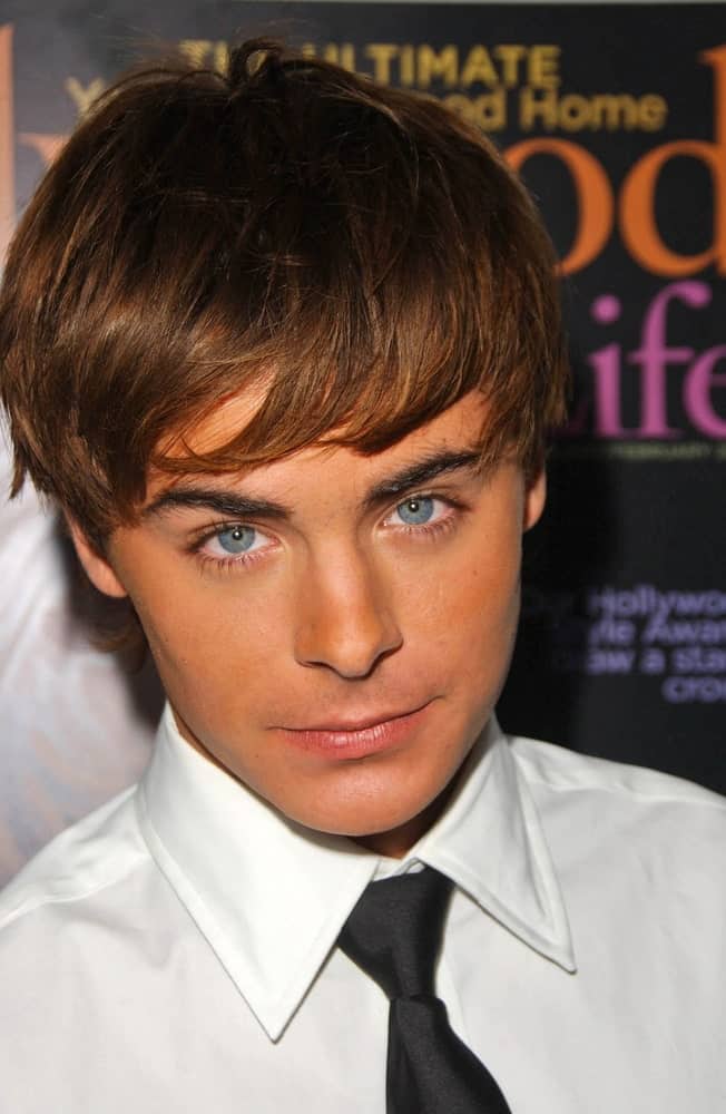 A young Zac Efron in Hollywood, California, attending the Hollywood Life Magazine's 9th Annual Young Hollywood Awards. 