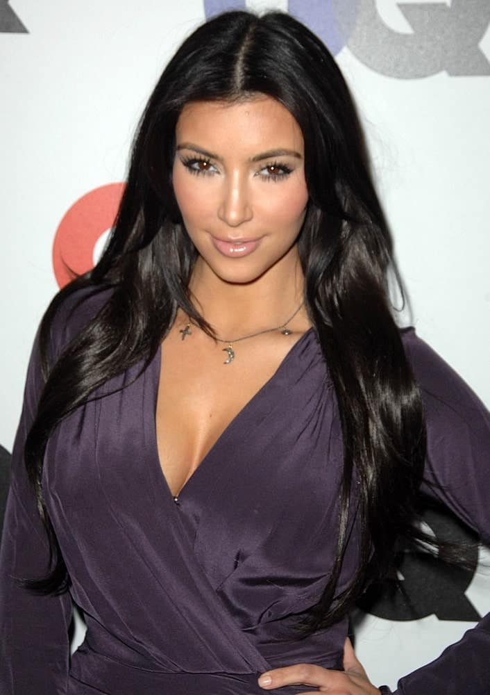 Kim Kardashian flaunted her long loose waves at Gentleman’s Quarterly GQ Men of the Year Event held on November 18, 2009, at Chateau Marmont, Los Angeles, CA.