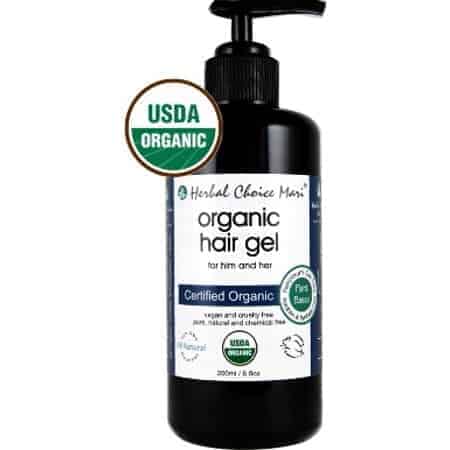 Organic hair gel