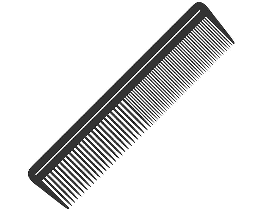 This is an illustrative representation of a black comb.